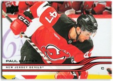 2025-26 Upper Deck Series 1 Holiday SP Green Foil #102 Paul Cotter New Jersey