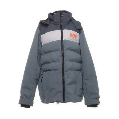 Helly Hansen, Winterjacke, Unisex (Kinder), Größe: 164, Grau/Weiß/Orange #9EO