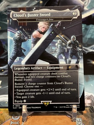 Cloud's Buster Sword - Umezawa's Jitte (Rainbow Foil) [Secret Lair Drop Series] main image 1