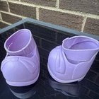 Vintage Cabbage Patch Play Along shoes purple Mary Janes  -#29