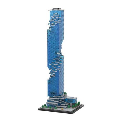 1/800 Scale Famous Bangkok Landmark 1839 teile Bauklötze-Set Spielzeug