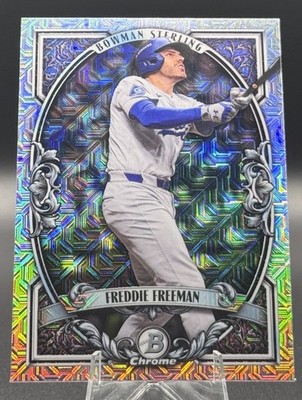 2026 Bowman Baseball Freddie Freeman Bowman Sterling Chrome Mojo Refractor