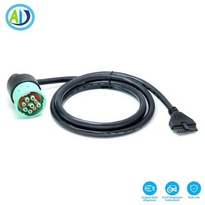 OBD2 J1939/9-Pin Adapter Stecker für PT30 ELD Fahrtenbuch, Schwerlast, LKW, Bus