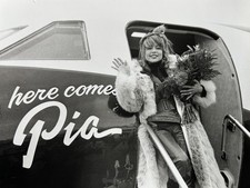 Original Pressefoto Presstext Pia Zadora Rock It Out Jet 1984 16x21