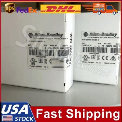 NEW ~ Allen-Bradley Factory   2080-IQ4 SERA Digital I/O Combo Module NEW