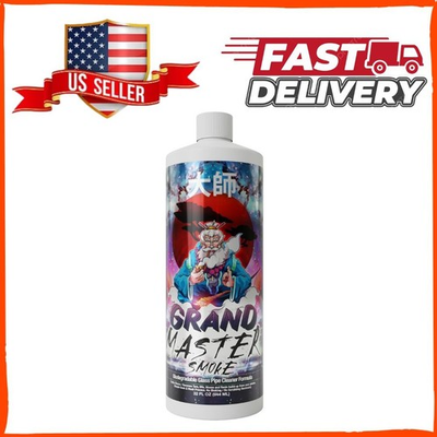 #ad GRAND MASTER SMOKE Soak amp; Wash Biodegradable Formula Bong Cleaner 32 oz $19.49