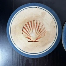 Coastal Wall Decor Nautical Wood Seahorse Seashell Starfish 2 Piece Set