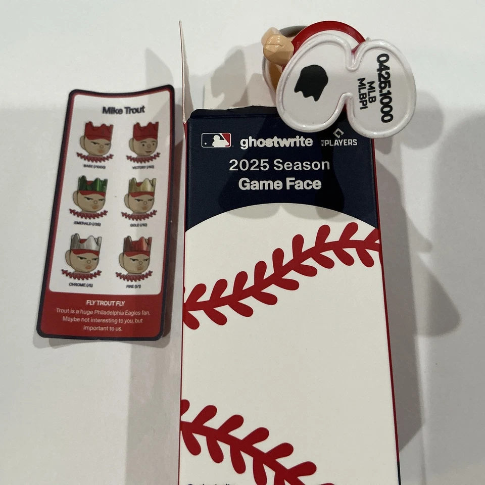 ghostwrite X MLB 'GameFace 2025' Mike Trout /1000 1st Edition Limited Angels - Image 3 of 3