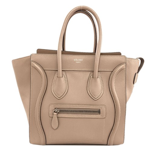 CELINE  Luggage micro Tote Bag Calf  Ladies [Used]