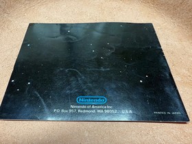 Nintendo NES Manual Only Soccer 