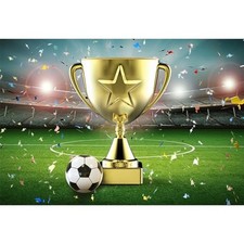 7x5ft Football Champion Backdrop Football Stadium Backdrops Championship Trop...