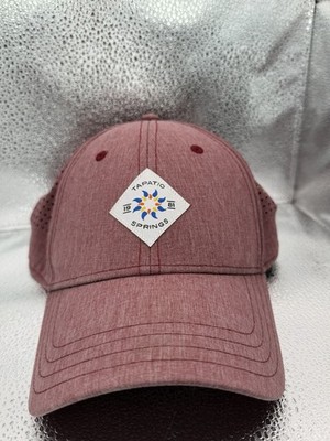 Pukka Hat Tapatio Springs Maroon Perforated Golf Snapback Cap 