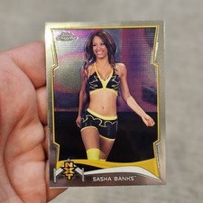 2014 Topps Chrome WWE NXT Prospects Sasha Banks #17 RC Rookie Mercedes Moné AEW