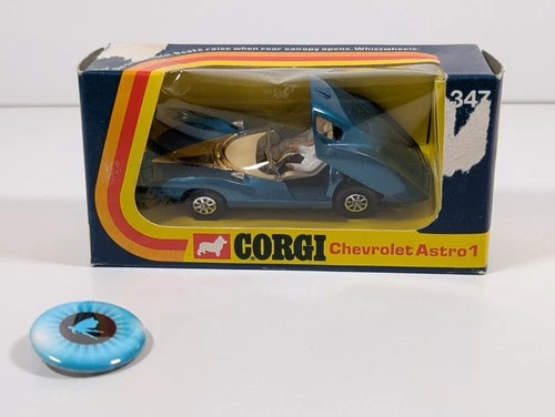 Vintage 1969 Corgi 347 Chevrolet Astro 1 Experimental Car 1:43 Diecast RARE
