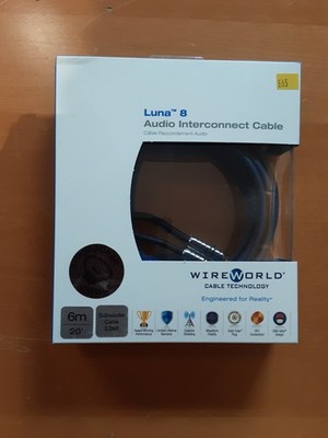 WIREWORLD LUNA 8 - 6 METER AUDIO VERBINDUNGSKABEL - SUBWOOFERKABEL 6 M