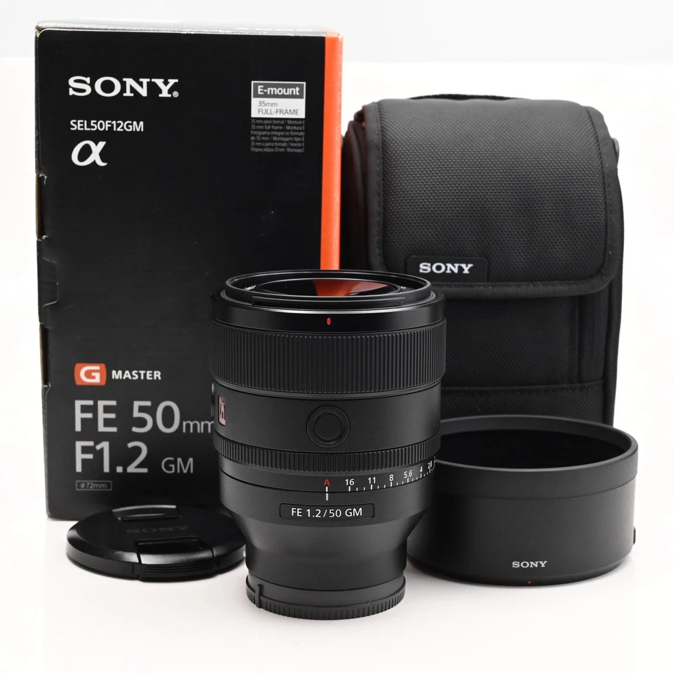 Lente Sony 50 mm f1,2 FE GM montaje E SEL50F12GM #220