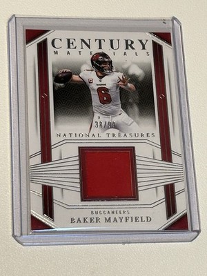 2023 Panini National Treasures - Century Materials Baker Mayfield #CEN-BMD...