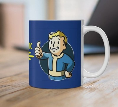 Fallout Coffee Mug, Pip Boy, Vault-Tec, Gamer Gift