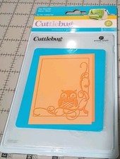 Cuttlebug Sizzix Embossing Folder Owl Flourish