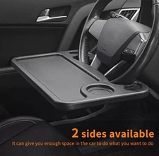 Car Steering Wheel Tray Laptop Table Mount Desk Drink Holder Eating Food Stand