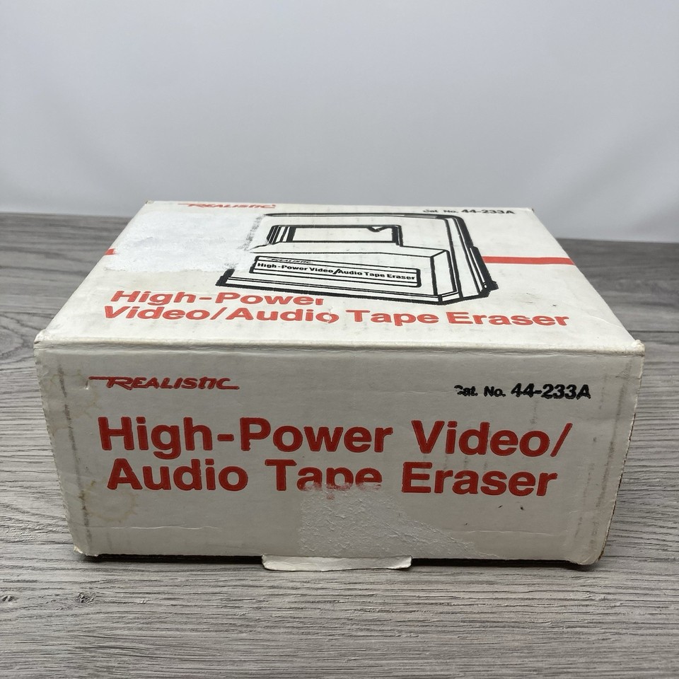 Realistic Radio Shack 44-233A High Power Audio & Video Bulk Tape Eraser ...