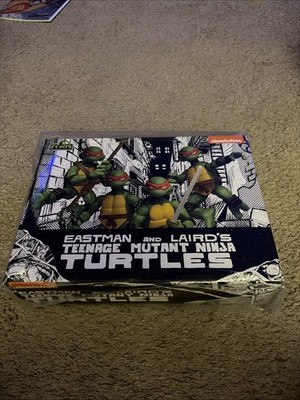5 Points Teenage Mutant Ninja Turtles 4 Figure Deluxe Set 2024 Mezco Toys Sealed