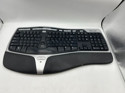 Microsoft Natural Wireless Ergonomic Keyboard 7000 Model 1118 NO DONGLE FREE S/H