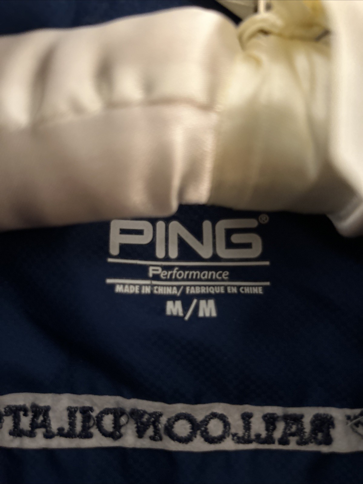 Ping Performance Jacket Mens Medium Navy Blue Win… - image 2