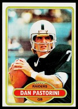 Dan Pastorini, 1980 Topps, #490, Oakland Raiders,