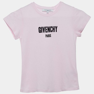 Givenchy Pink Logo Print Jersey TShirt 8 Yrs | eBay