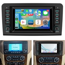 Android 15.0 Autoradio GPS Navi Carplay Für Mercedes Benz ML/GL Klasse W164 X164