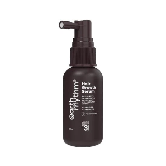 Earth Rhythm Hair Growth Serum with 3% Redensyl, 2% Anagain & Procapil