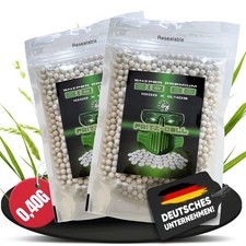 2 x 1000 Airsoft Softair Sniper Premium BBs Bio 6mm Fritz-Cell 0,40g im Beutel