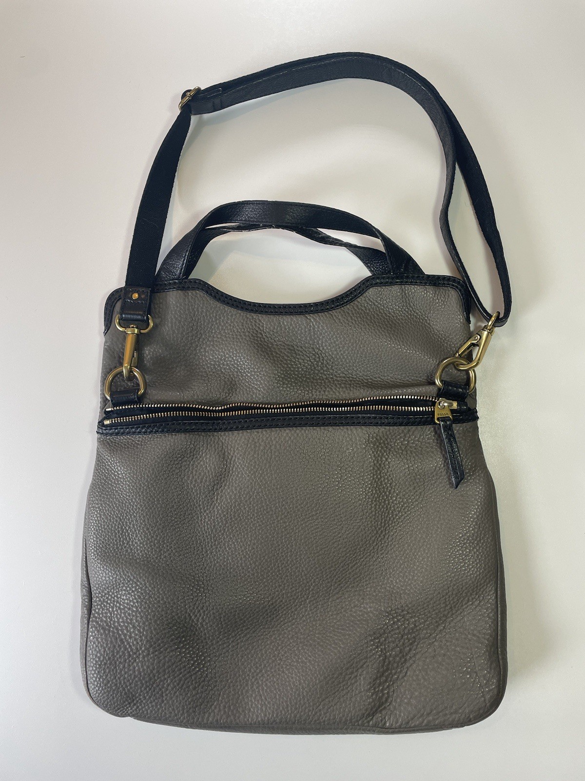 Fossil Explorer Patchwork Leather Foldover Crossb… - image 6