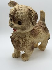 Edward Mobley Arrow Co Rubber Squeak Toy Puppy Dog Sleepy Eyes Vintage 60's RB 