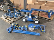 Current Tools Cable Puller System Carriage Reel Stand Coupling Accessories Blue Current Tools Cable Puller System Carriage Reel Stand Coupling Accessories Blue