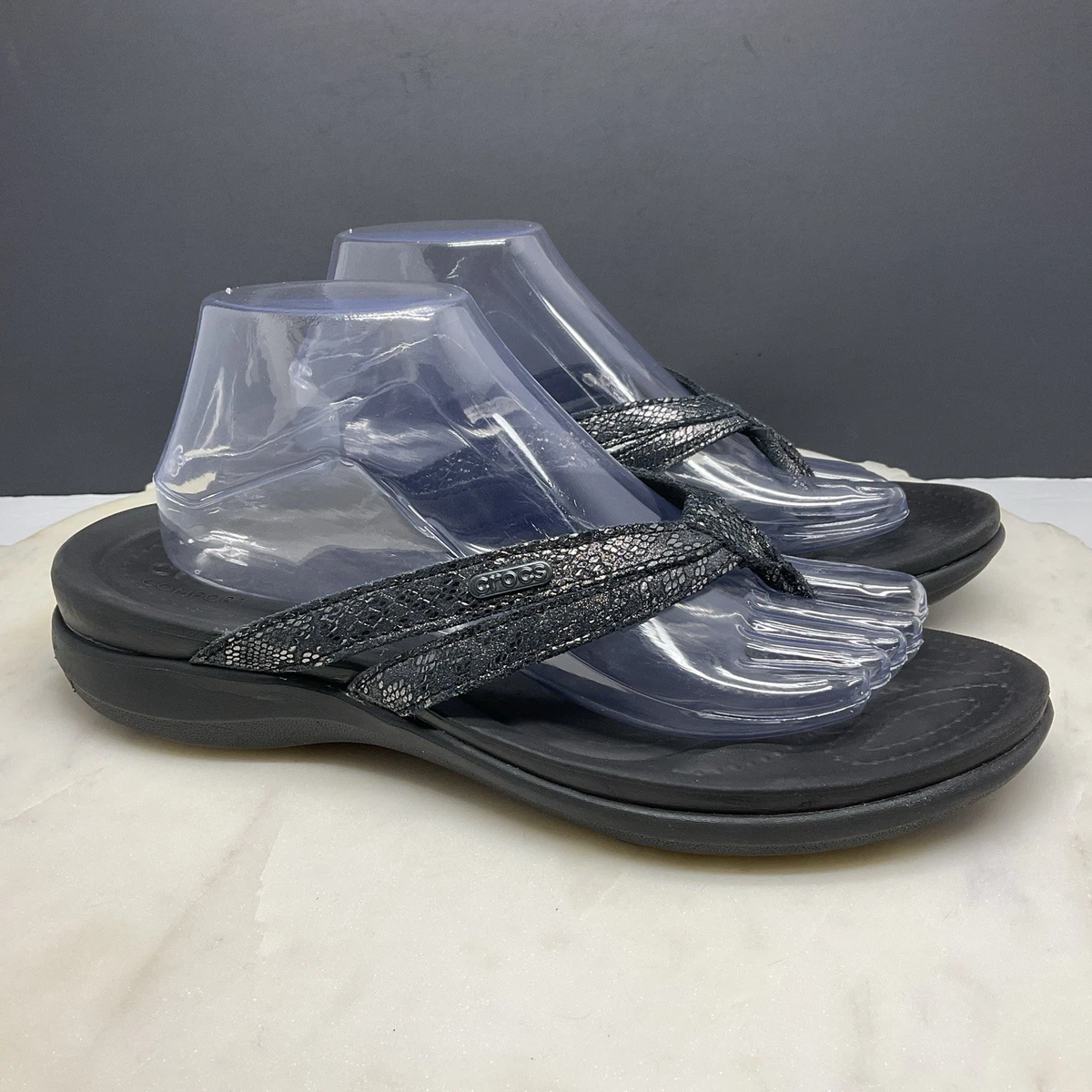 Crocs Capri 100% Leather Sandals for Women for sale | eBay