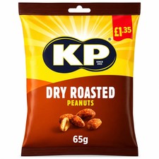 KP Dry Roasted Peanuts 65g PMP - from Giant Bradley's Sweet Shop