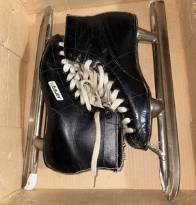 VTG 1960s Planert Bauer WINNER Size 6 Speed Racing Ice Skates & Box