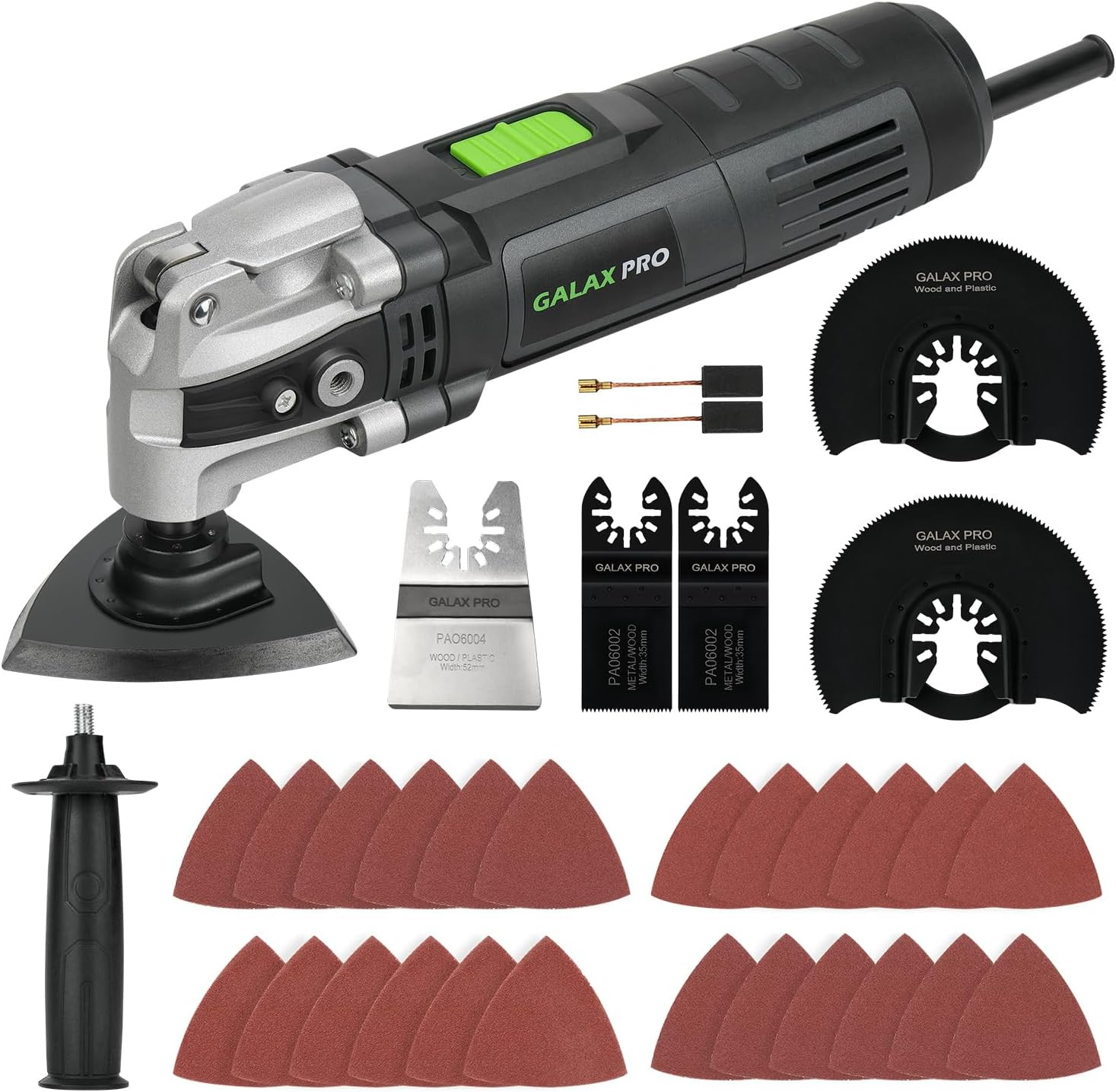 Utensile Oscillante 400W Professionale - 6 Velocità e 33 Accessori