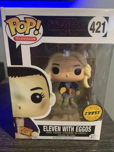 Funko Pop! Vinyl: Stranger Things - Eleven with Eggos (Chase) #421