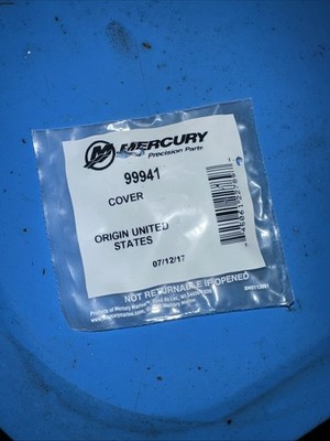 Mercury Quicksilver OEM Carburetor Fuel Pump COVER 99941 OEM NEW Old Stock