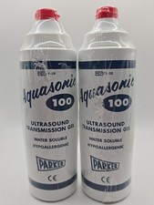 (2) Ultrasound Transmission Gel AQUASONIC 100 O.25L Squeeze Bottle PARKER LABS