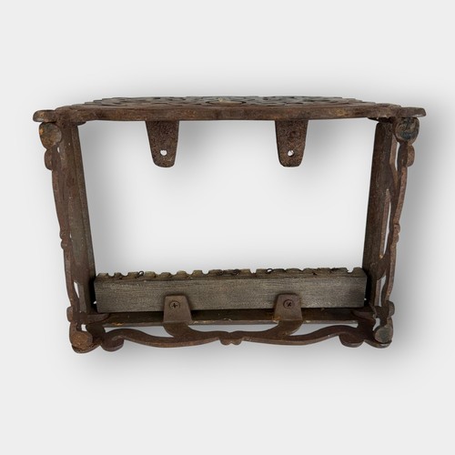 Vintage Cast Iron Boot Scraper Shoe Cleaner Rustic Farmhouse Decor - Bild 9 von 11