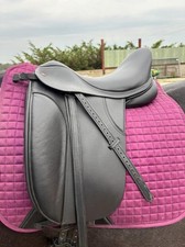 17 inch Thorowgood T8 Dressage MDM Black Adjustable