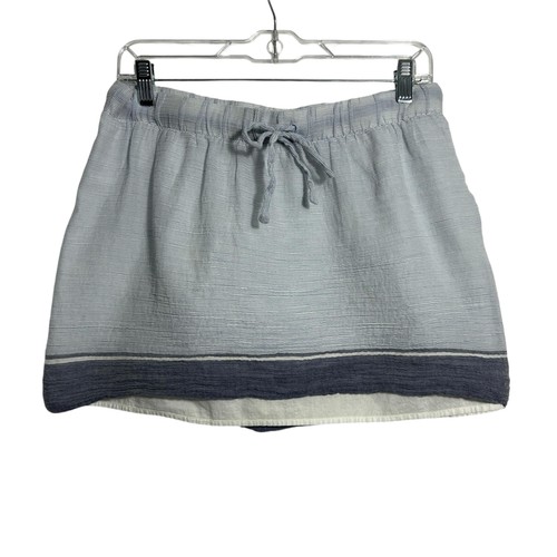 J.Crew, J. Crew Skirt Womens Small Nautical Striped Drawstring Waist Lined Cotton Mini