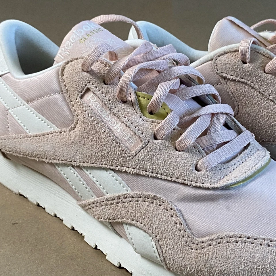 Reebok 7,5 классический нейлона Pospin Pospin мел женщин кроссовки 100033440 золото - Изображение 3 из 4