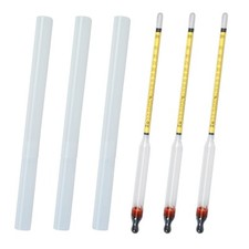 Hydrometer Alcohol 0-200 Proof and Tralle Accurate Alcohol Proof Tester for Liqu