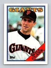 1988 Topps #350 Will Clark San Francisco Giants