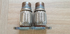 Doppelrohr - Flansch für ABGASROHR FLEXROHR  für VW Touran 1,6 Ltr. Diesel,
